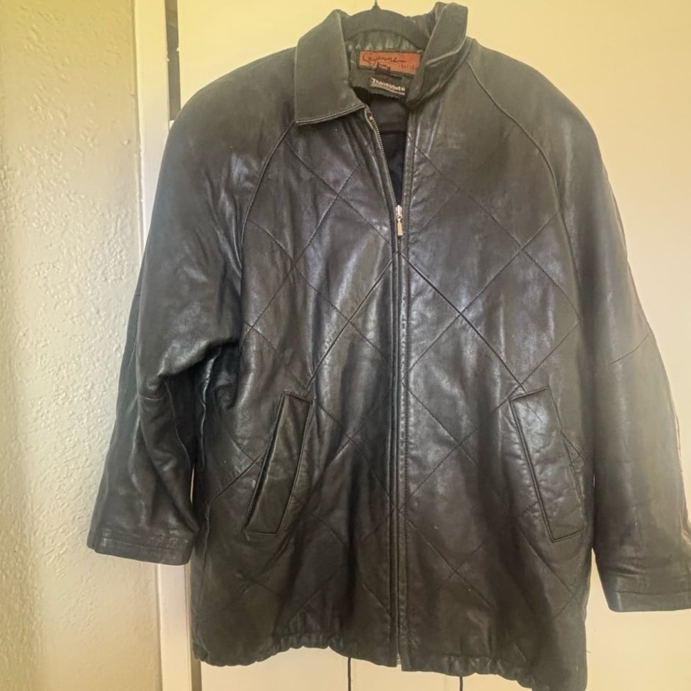 Cayenne Vintage Men's Leather Jacket size medium